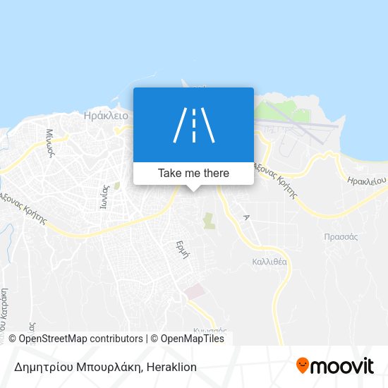 Δημητρίου Μπουρλάκη map