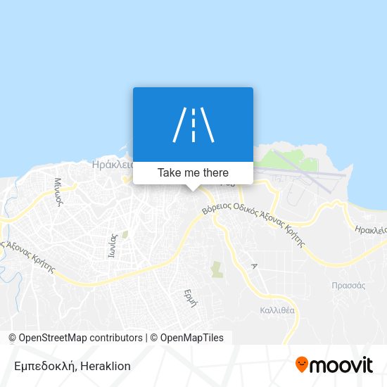 Εμπεδοκλή map
