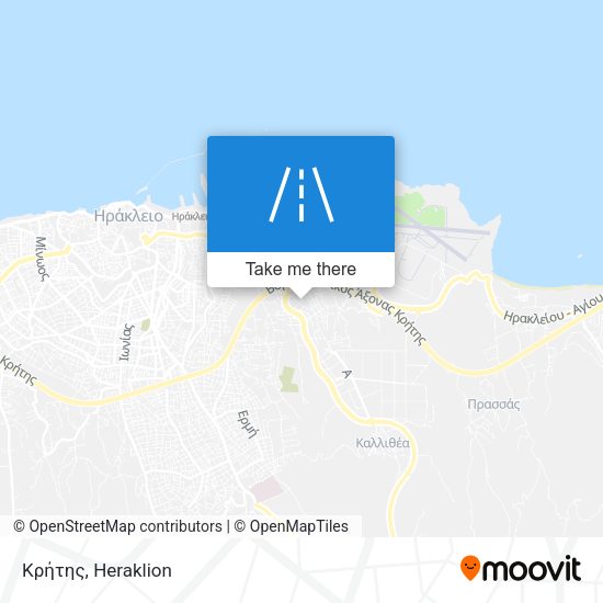 Κρήτης map