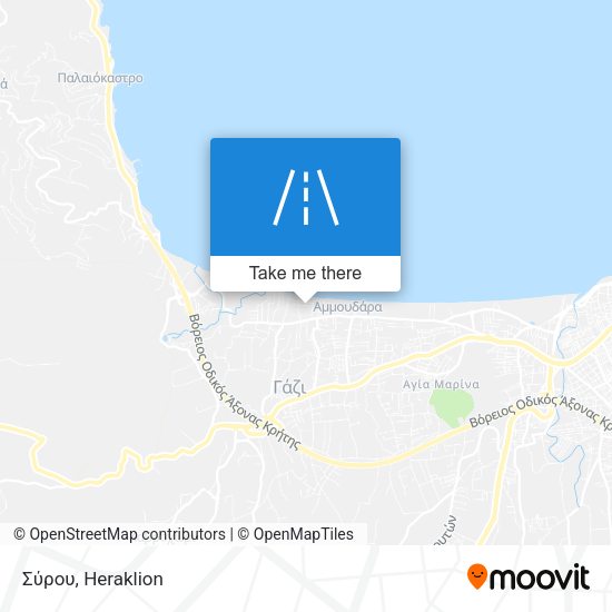 Σύρου map
