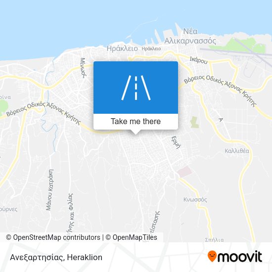 Ανεξαρτησίας map