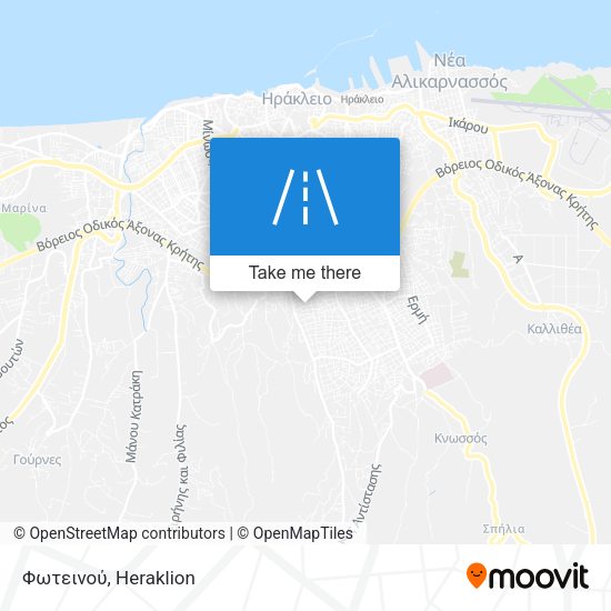 Φωτεινού map