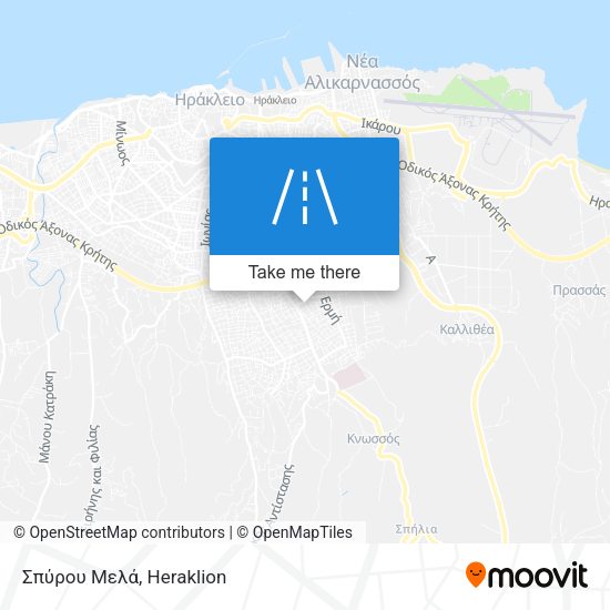 Σπύρου Μελά map