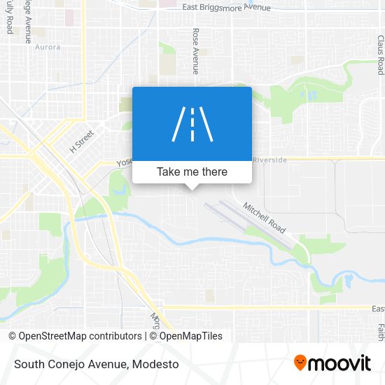 South Conejo Avenue map