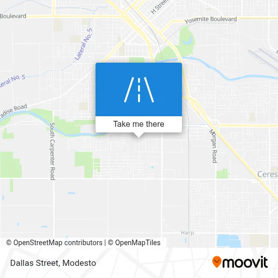 Dallas Street map
