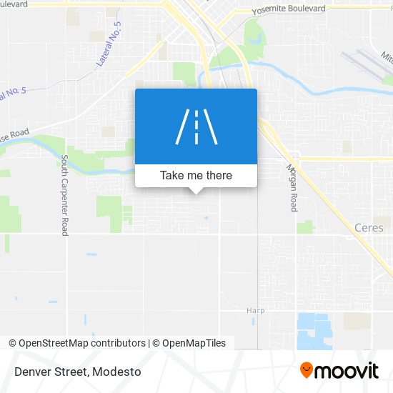 Denver Street map