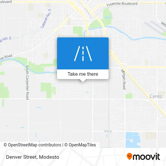Denver Street map