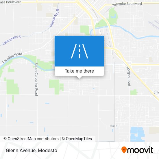 Mapa de Glenn Avenue
