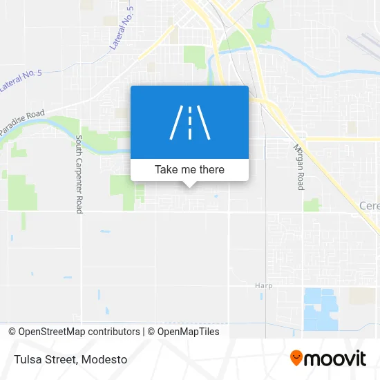 Tulsa Street map