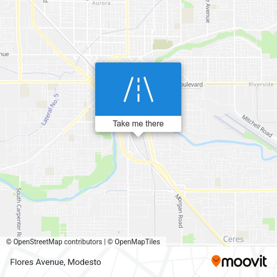 Mapa de Flores Avenue
