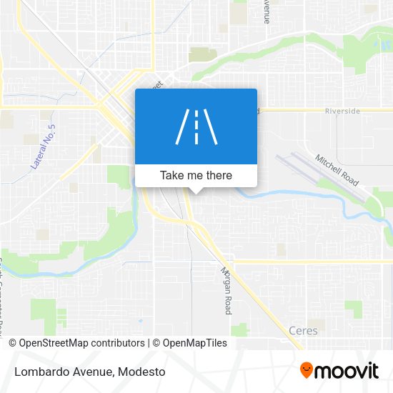 Mapa de Lombardo Avenue