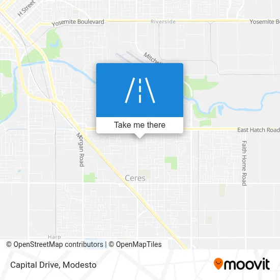 Capital Drive map