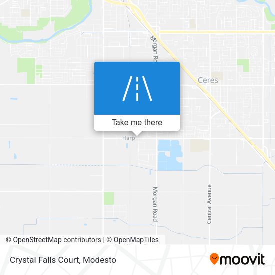 Crystal Falls Court map