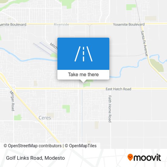 Mapa de Golf Links Road