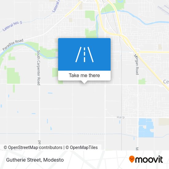 Mapa de Gutherie Street