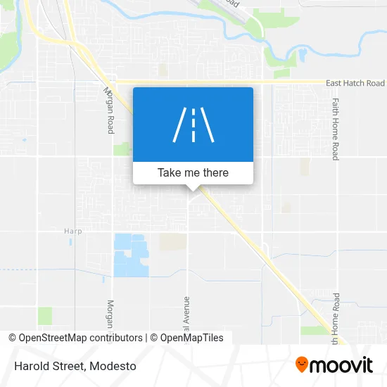 Harold Street map