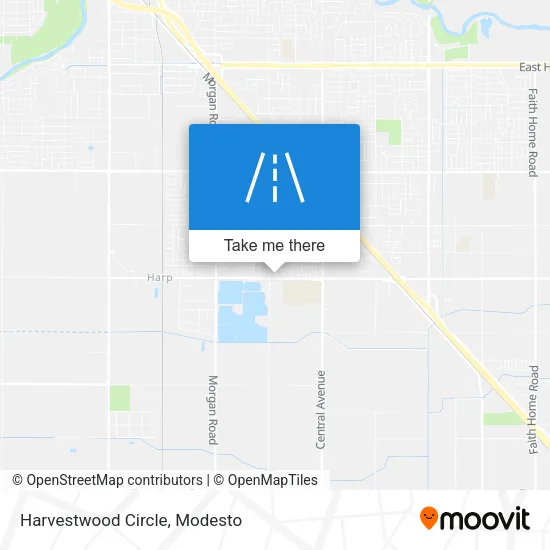 Harvestwood Circle map