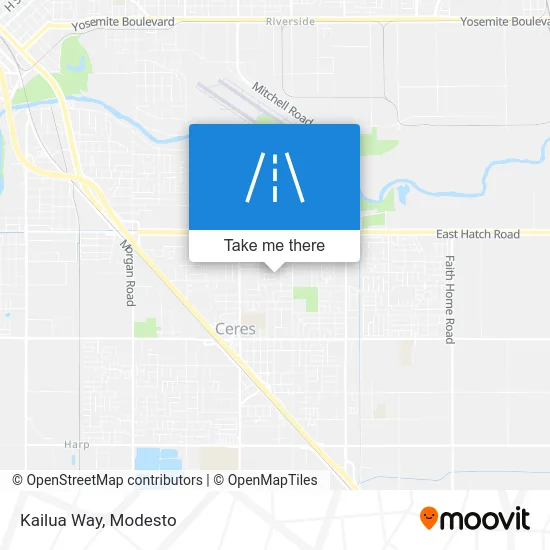 Kailua Way map