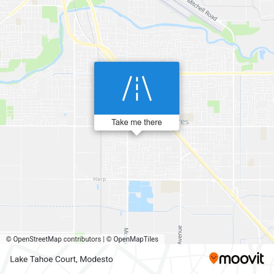 Mapa de Lake Tahoe Court