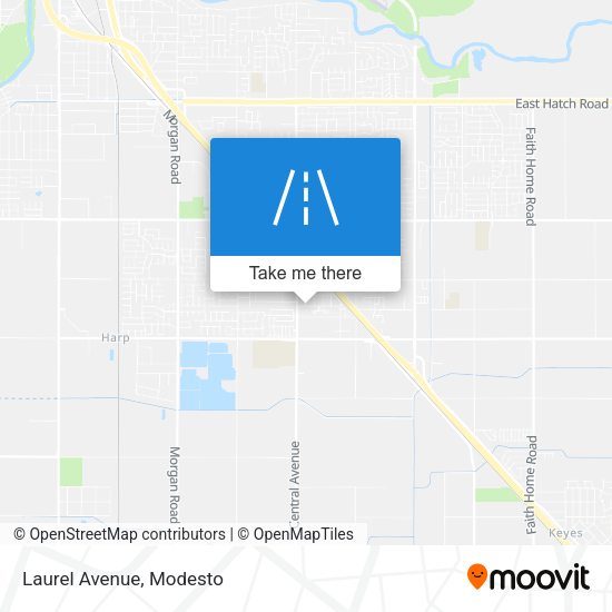 Mapa de Laurel Avenue