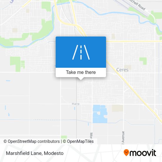 Marshfield Lane map