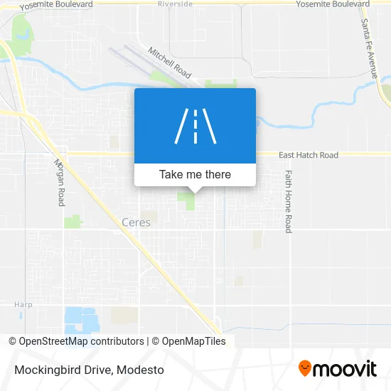Mockingbird Drive map