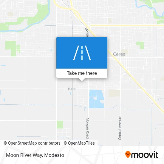 Moon River Way map
