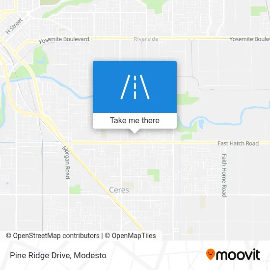 Pine Ridge Drive map