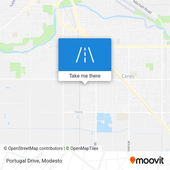 Portugal Drive map
