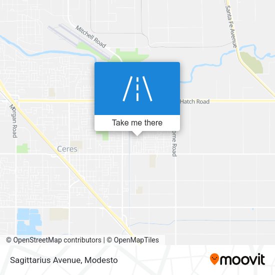 Sagittarius Avenue map