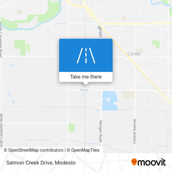 Salmon Creek Drive map