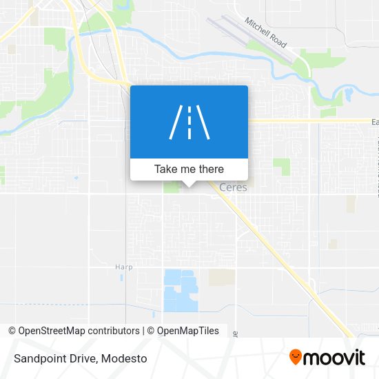 Mapa de Sandpoint Drive