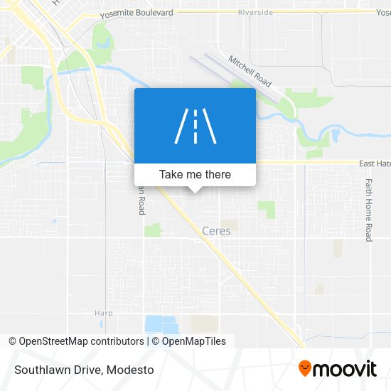 Mapa de Southlawn Drive