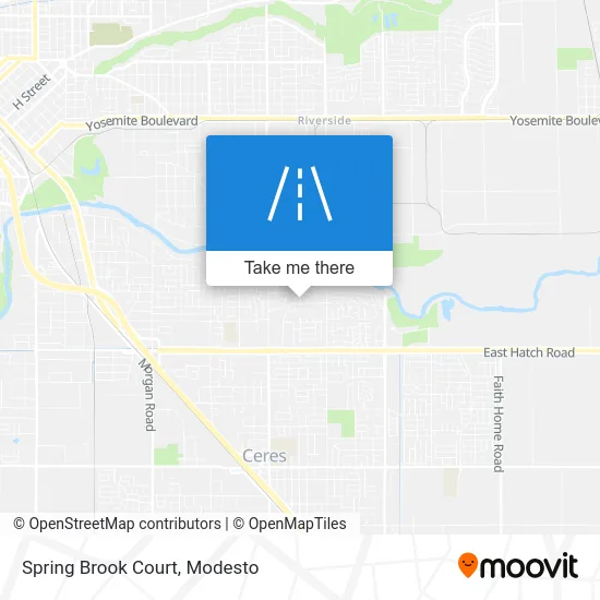 Spring Brook Court map