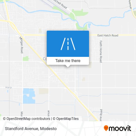 Mapa de Standford Avenue