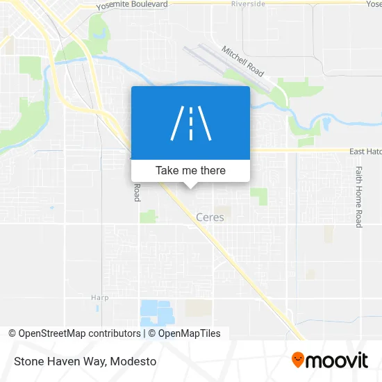 Stone Haven Way map