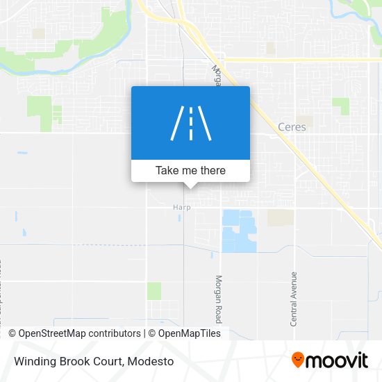 Winding Brook Court map