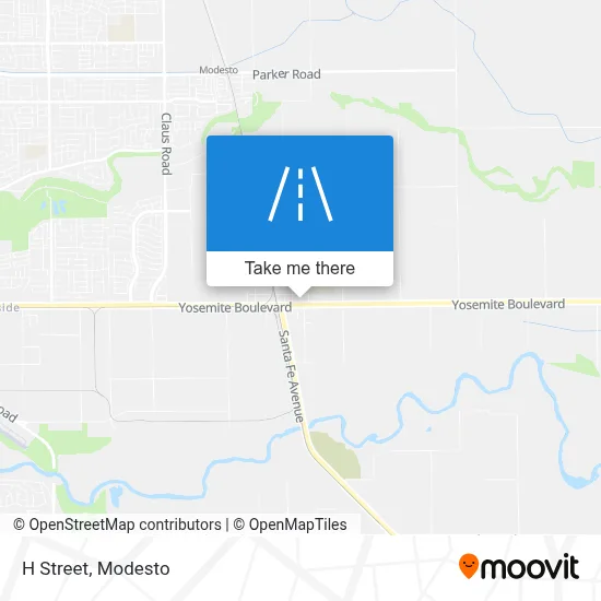 H Street map