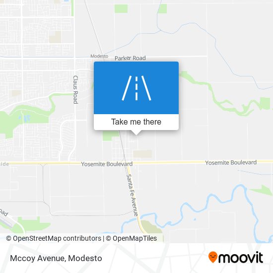 Mapa de Mccoy Avenue