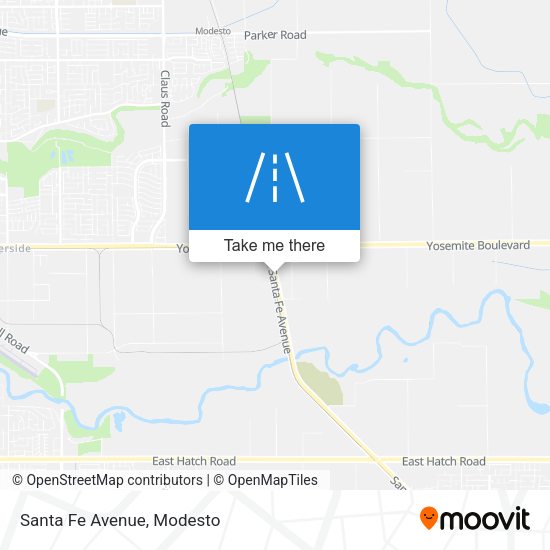 Mapa de Santa Fe Avenue