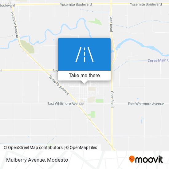 Mapa de Mulberry Avenue