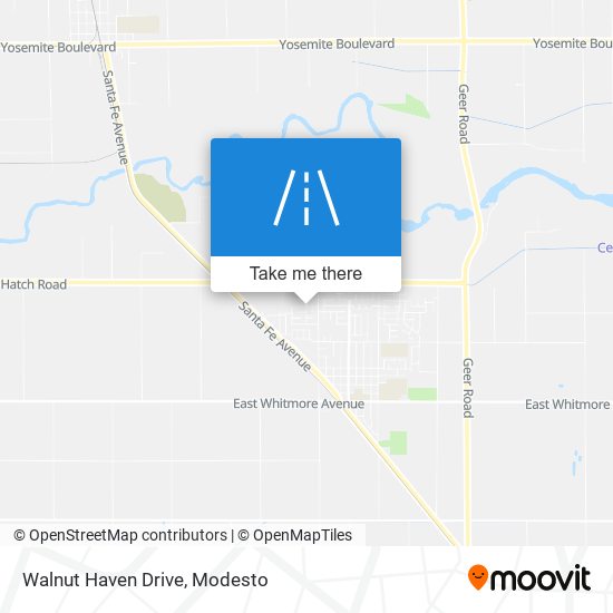 Walnut Haven Drive map