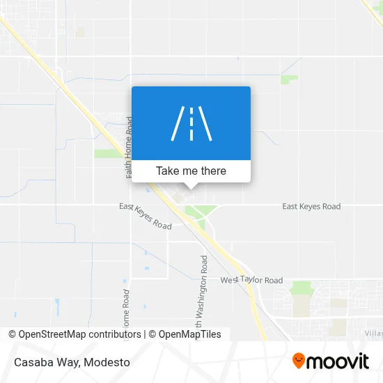 Casaba Way map