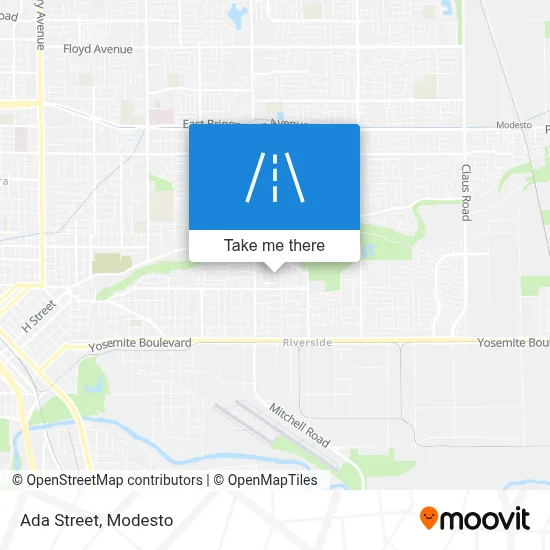 Ada Street map