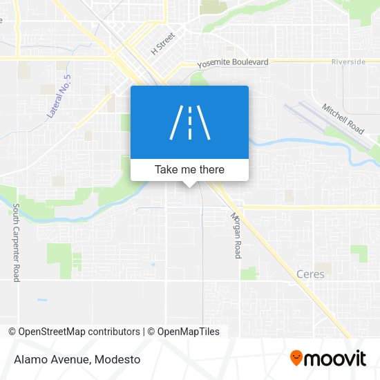 Mapa de Alamo Avenue
