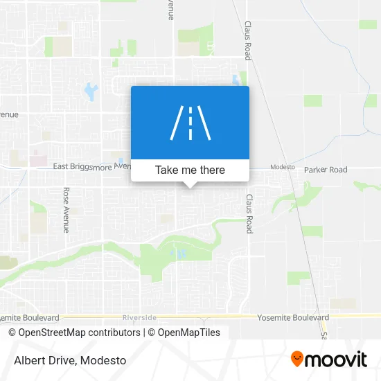 Albert Drive map