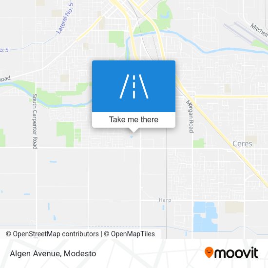 Mapa de Algen Avenue