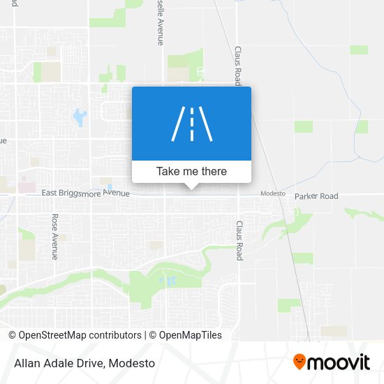 Allan Adale Drive map