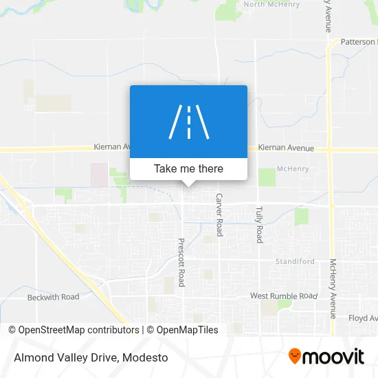 Almond Valley Drive map