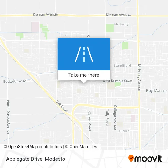 Applegate Drive map